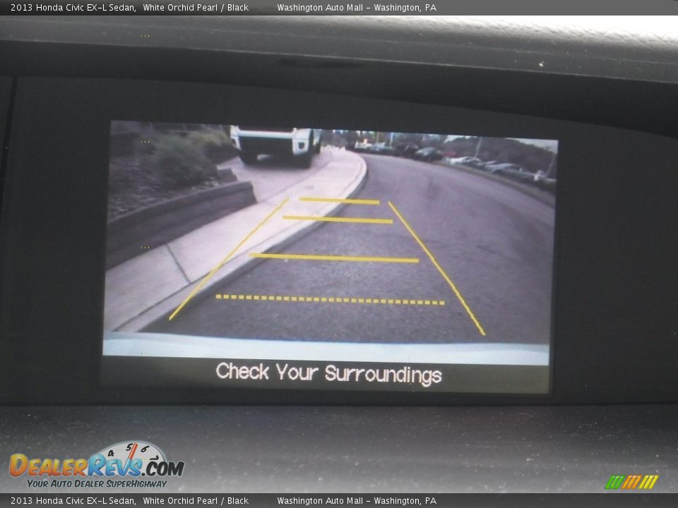 2013 Honda Civic EX-L Sedan White Orchid Pearl / Black Photo #4