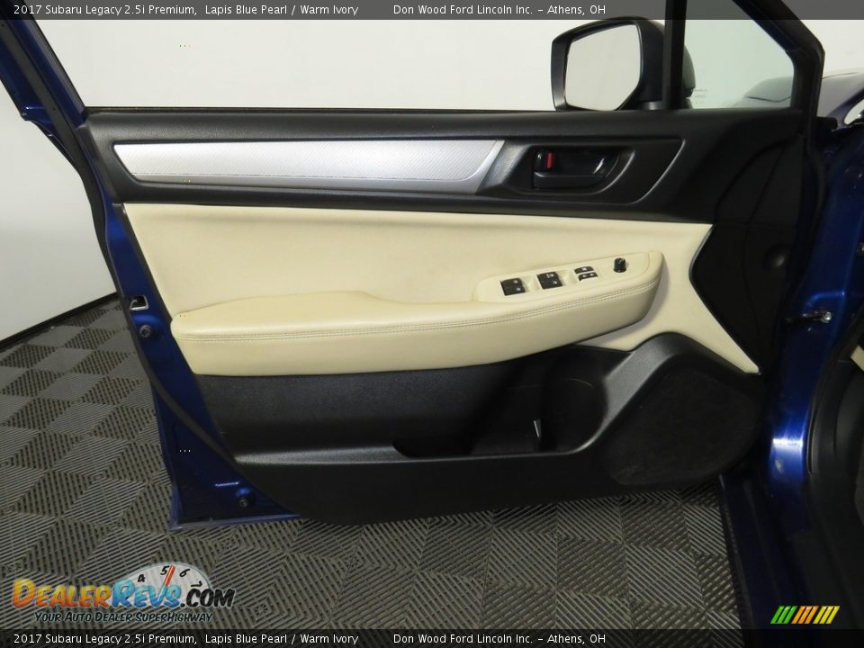 2017 Subaru Legacy 2.5i Premium Lapis Blue Pearl / Warm Ivory Photo #16
