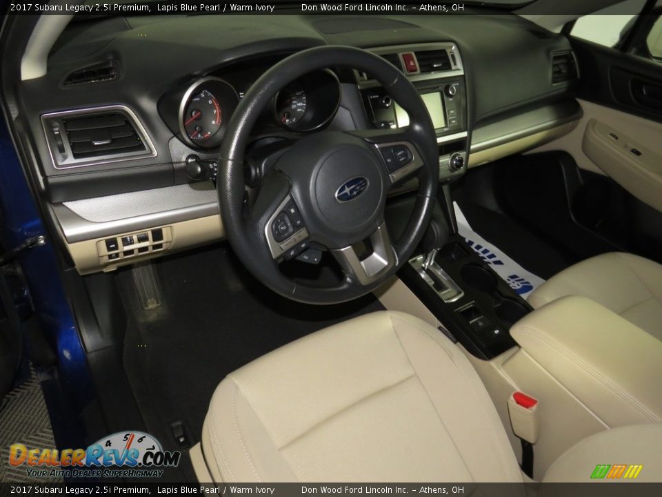 2017 Subaru Legacy 2.5i Premium Lapis Blue Pearl / Warm Ivory Photo #18
