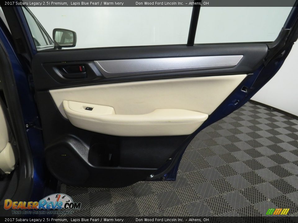 2017 Subaru Legacy 2.5i Premium Lapis Blue Pearl / Warm Ivory Photo #22