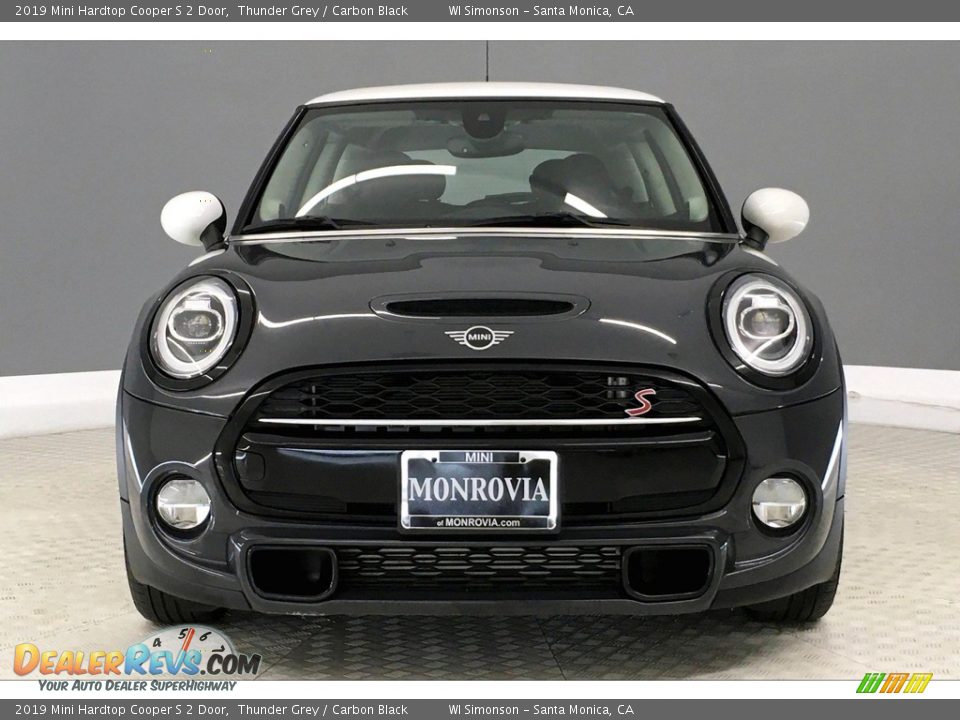 2019 Mini Hardtop Cooper S 2 Door Thunder Grey / Carbon Black Photo #2