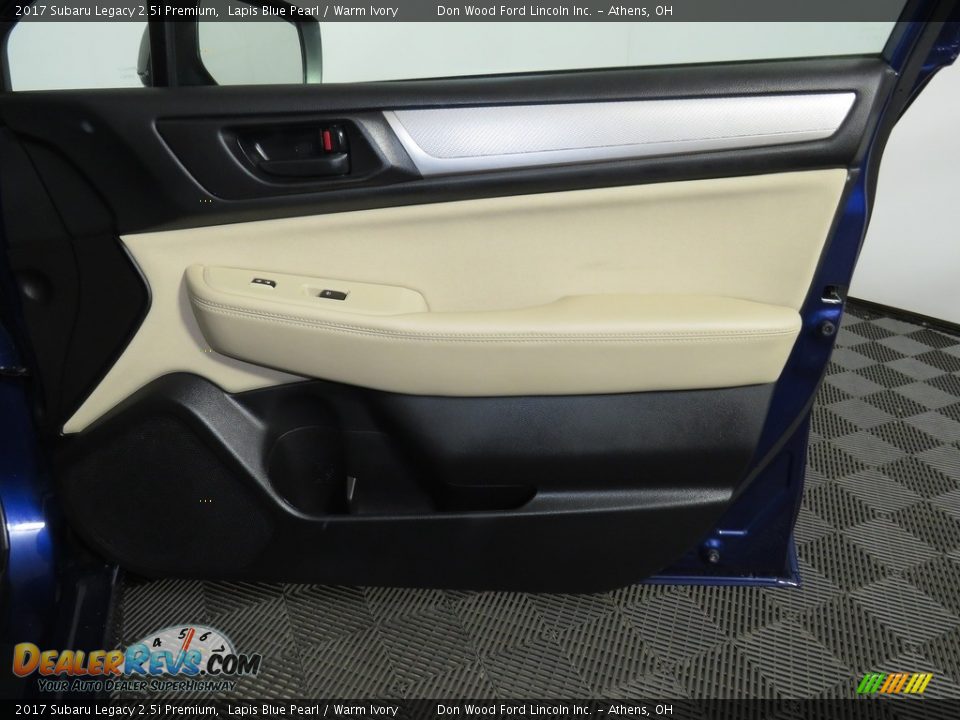 2017 Subaru Legacy 2.5i Premium Lapis Blue Pearl / Warm Ivory Photo #24