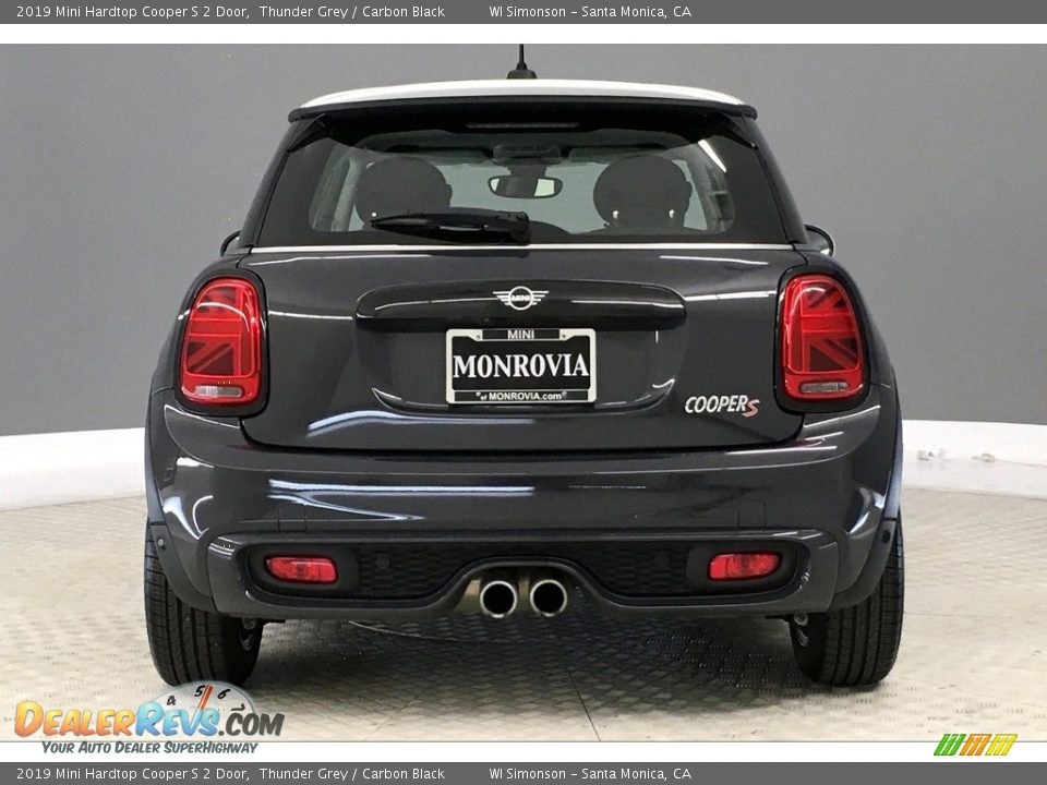 2019 Mini Hardtop Cooper S 2 Door Thunder Grey / Carbon Black Photo #3