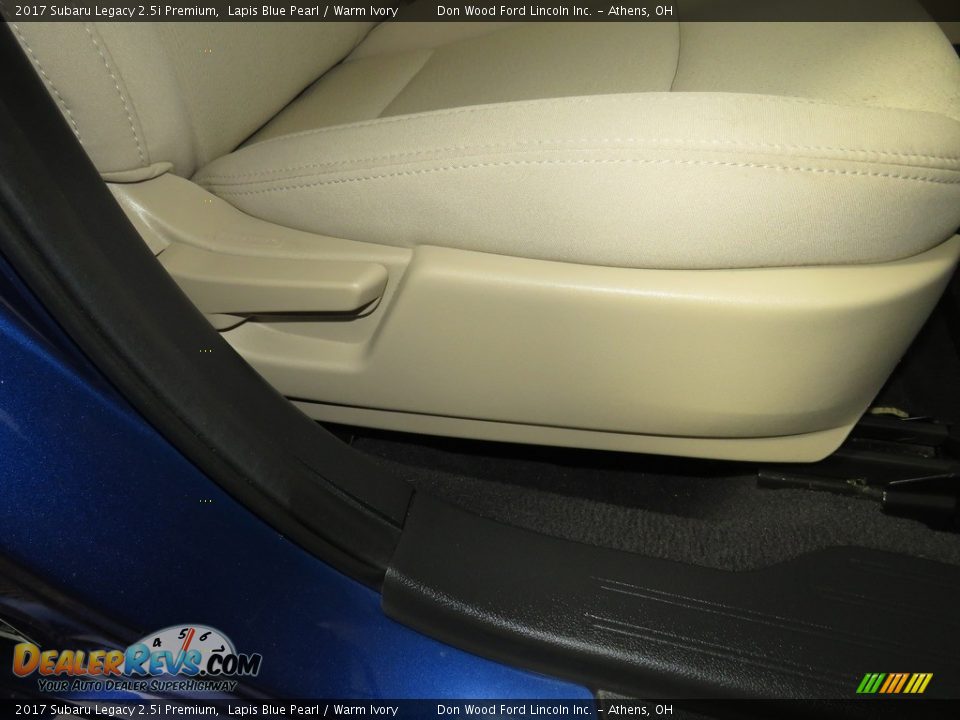 2017 Subaru Legacy 2.5i Premium Lapis Blue Pearl / Warm Ivory Photo #25