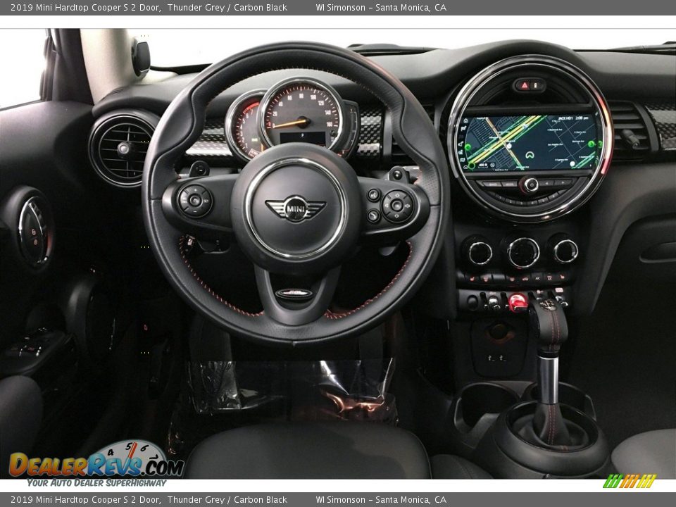 2019 Mini Hardtop Cooper S 2 Door Thunder Grey / Carbon Black Photo #4