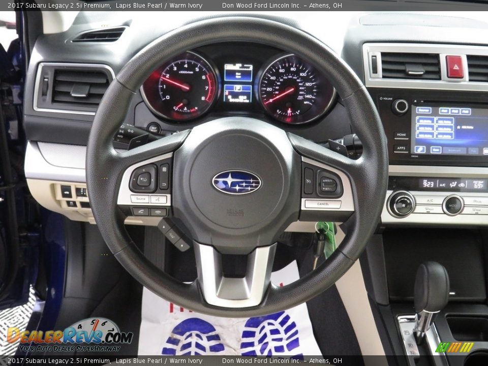 2017 Subaru Legacy 2.5i Premium Lapis Blue Pearl / Warm Ivory Photo #29