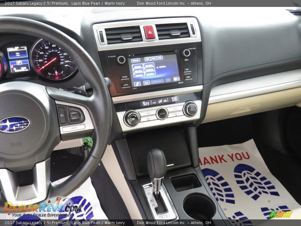 2017 Subaru Legacy 2.5i Premium Lapis Blue Pearl / Warm Ivory Photo #30