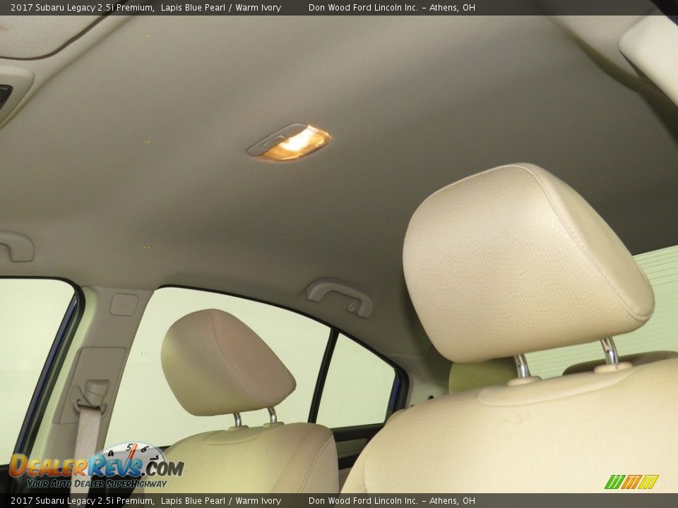 2017 Subaru Legacy 2.5i Premium Lapis Blue Pearl / Warm Ivory Photo #31
