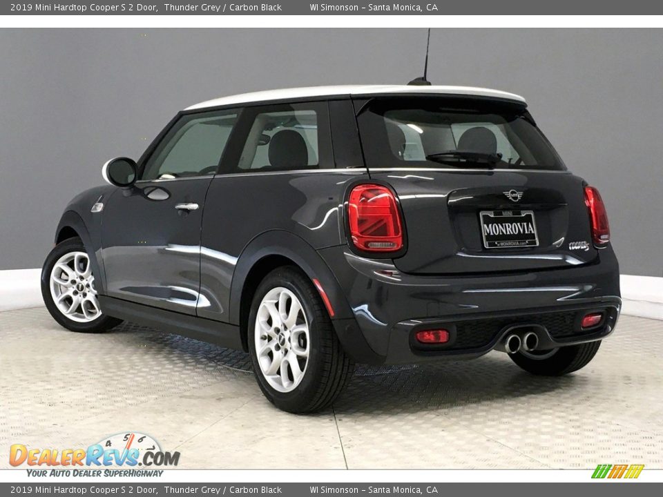 2019 Mini Hardtop Cooper S 2 Door Thunder Grey / Carbon Black Photo #10