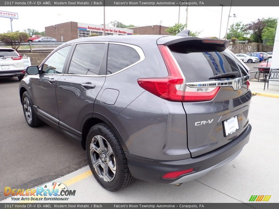 2017 Honda CR-V EX AWD Modern Steel Metallic / Black Photo #3