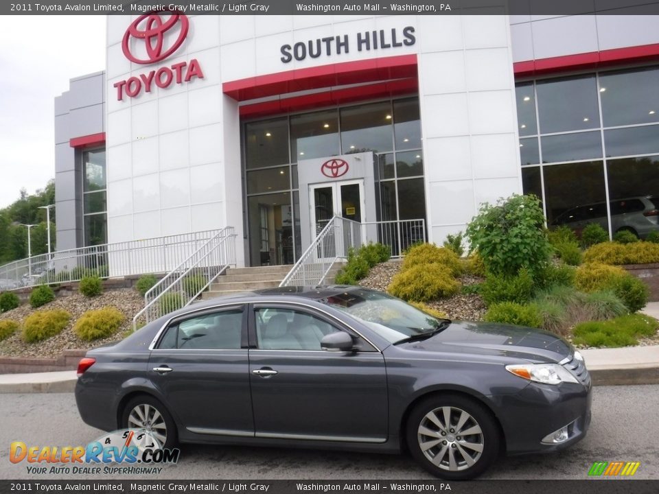 2011 Toyota Avalon Limited Magnetic Gray Metallic / Light Gray Photo #2