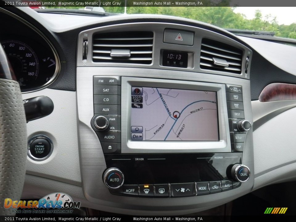 2011 Toyota Avalon Limited Magnetic Gray Metallic / Light Gray Photo #3