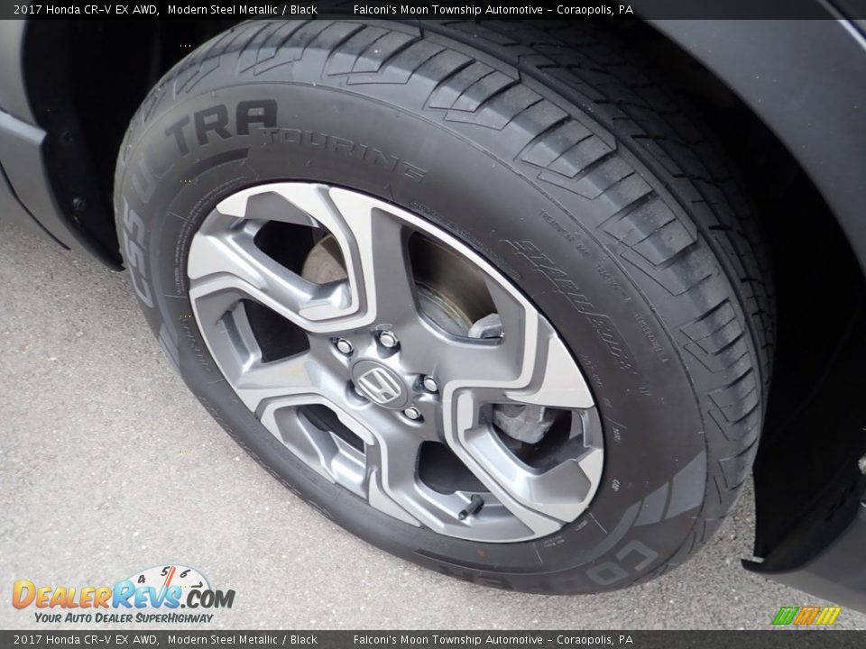 2017 Honda CR-V EX AWD Modern Steel Metallic / Black Photo #10