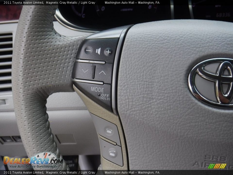 2011 Toyota Avalon Limited Magnetic Gray Metallic / Light Gray Photo #6