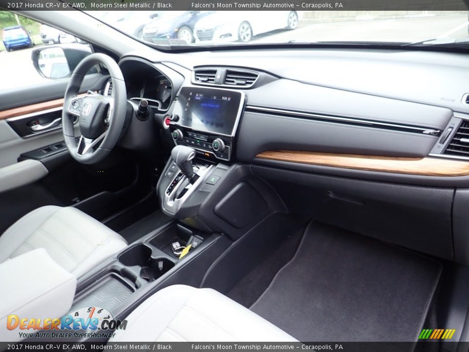 2017 Honda CR-V EX AWD Modern Steel Metallic / Black Photo #12