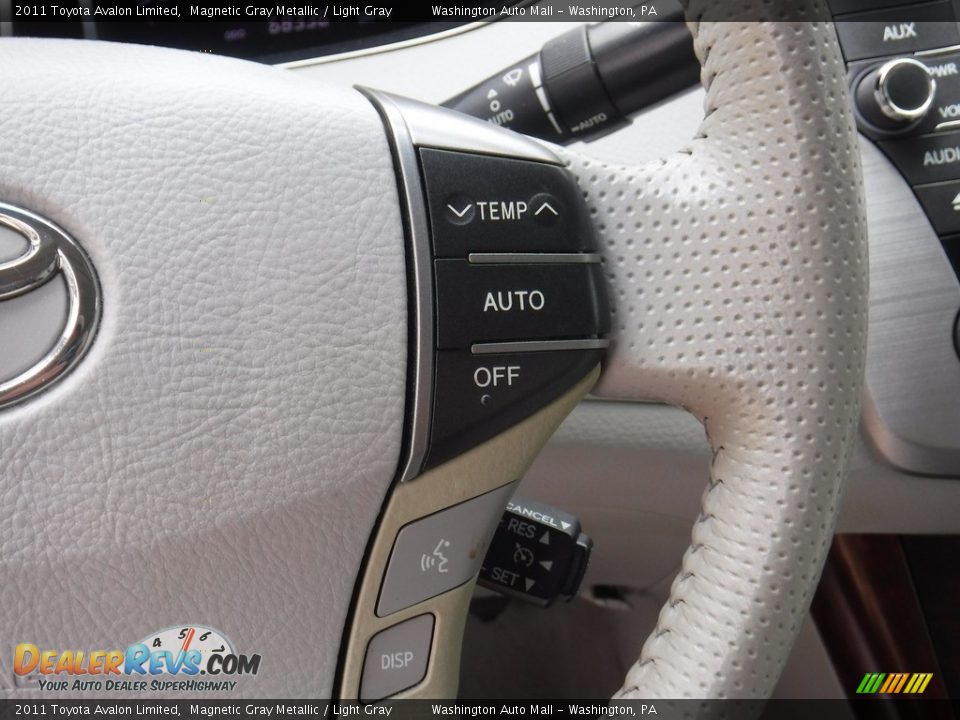 2011 Toyota Avalon Limited Magnetic Gray Metallic / Light Gray Photo #7