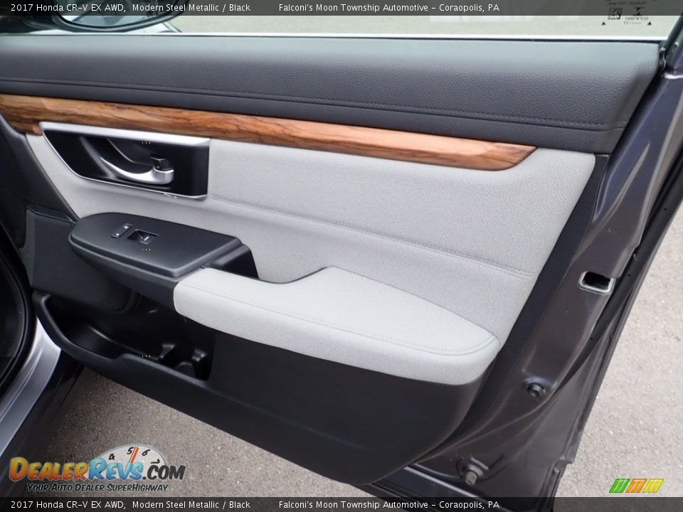 2017 Honda CR-V EX AWD Modern Steel Metallic / Black Photo #13