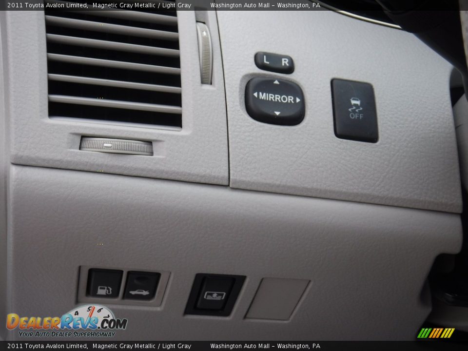 2011 Toyota Avalon Limited Magnetic Gray Metallic / Light Gray Photo #8