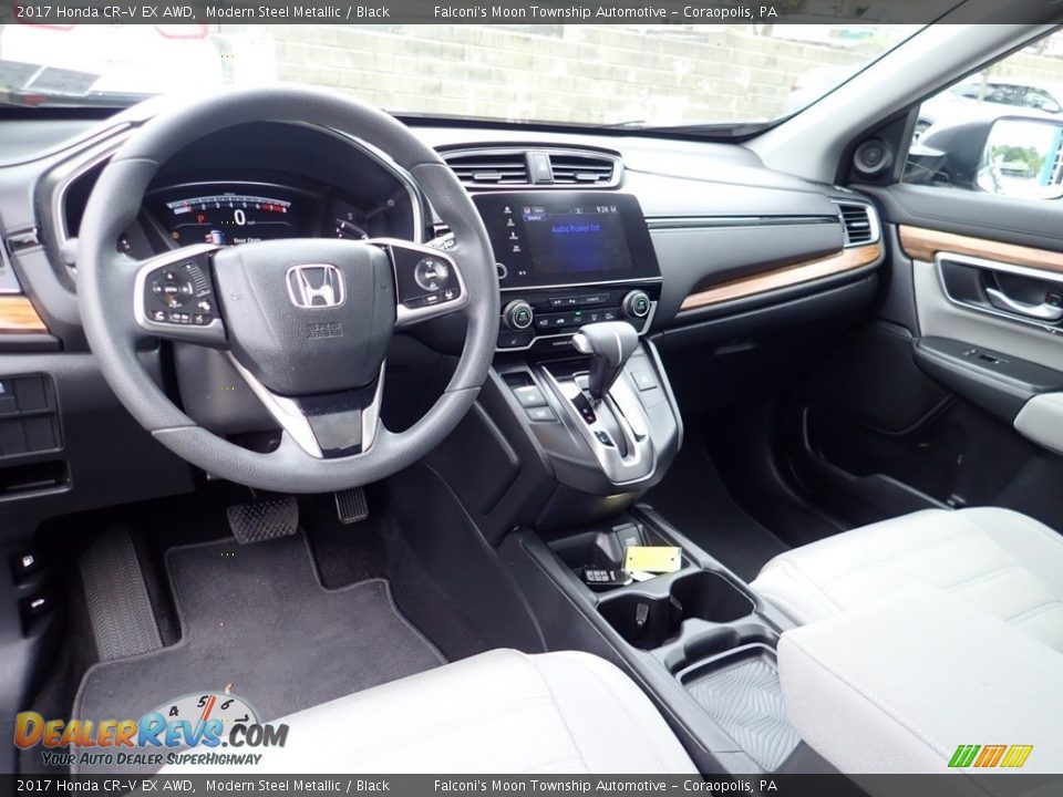 2017 Honda CR-V EX AWD Modern Steel Metallic / Black Photo #17