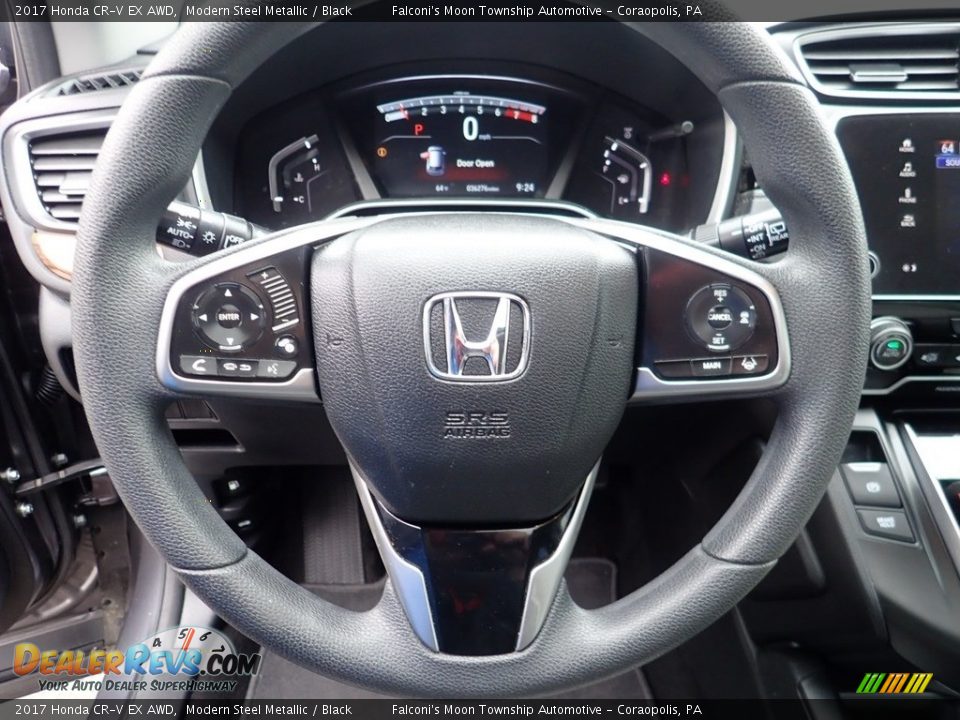 2017 Honda CR-V EX AWD Modern Steel Metallic / Black Photo #21