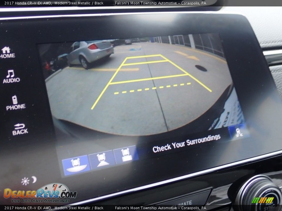 2017 Honda CR-V EX AWD Modern Steel Metallic / Black Photo #25