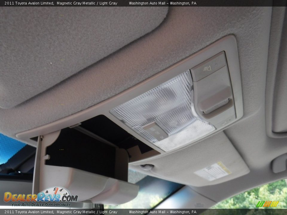 2011 Toyota Avalon Limited Magnetic Gray Metallic / Light Gray Photo #24