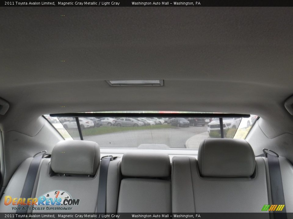 2011 Toyota Avalon Limited Magnetic Gray Metallic / Light Gray Photo #27