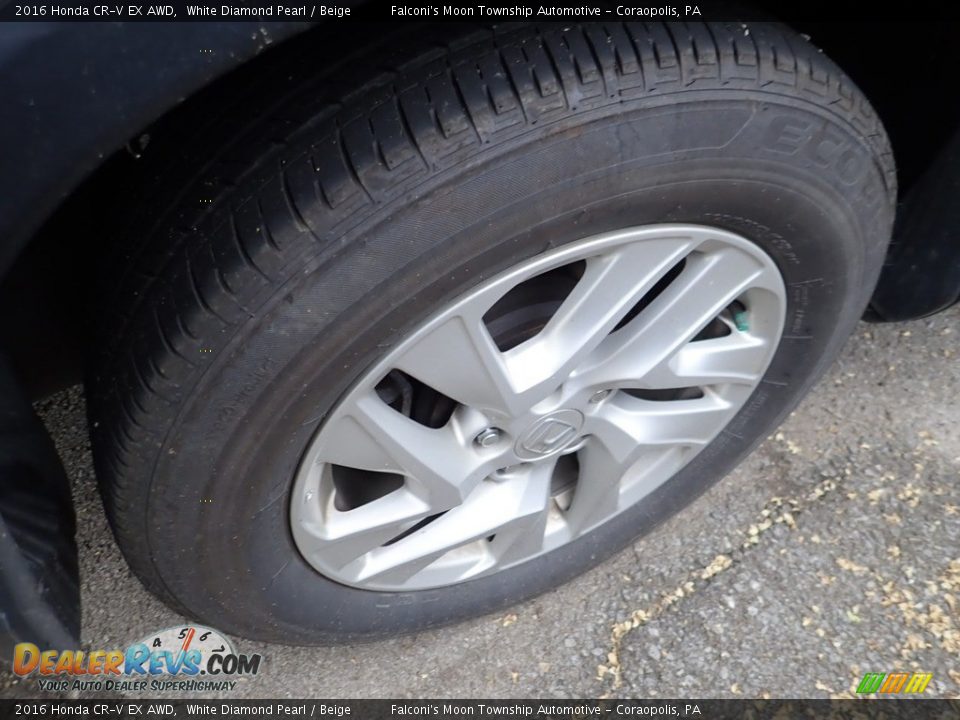 2016 Honda CR-V EX AWD White Diamond Pearl / Beige Photo #5