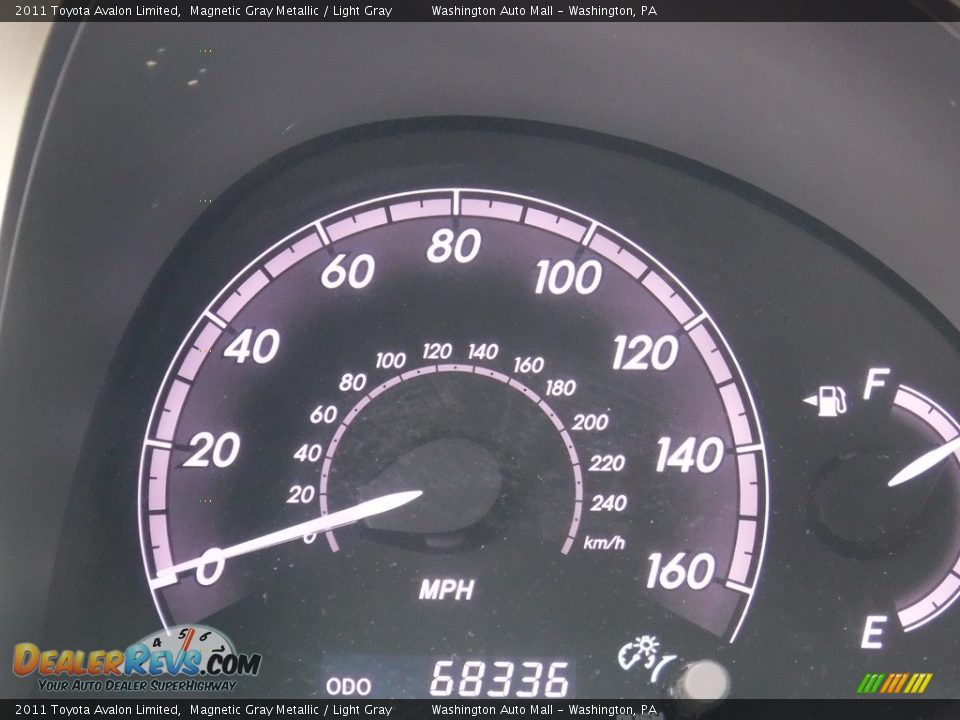 2011 Toyota Avalon Limited Magnetic Gray Metallic / Light Gray Photo #30