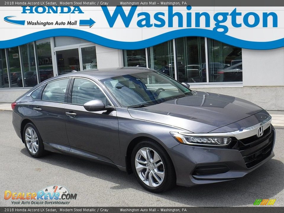 2018 Honda Accord LX Sedan Modern Steel Metallic / Gray Photo #1