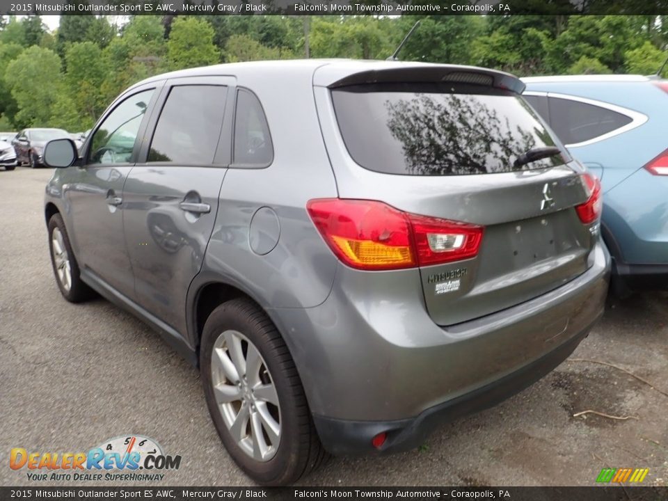 2015 Mitsubishi Outlander Sport ES AWC Mercury Gray / Black Photo #2