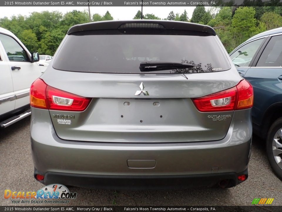 2015 Mitsubishi Outlander Sport ES AWC Mercury Gray / Black Photo #3