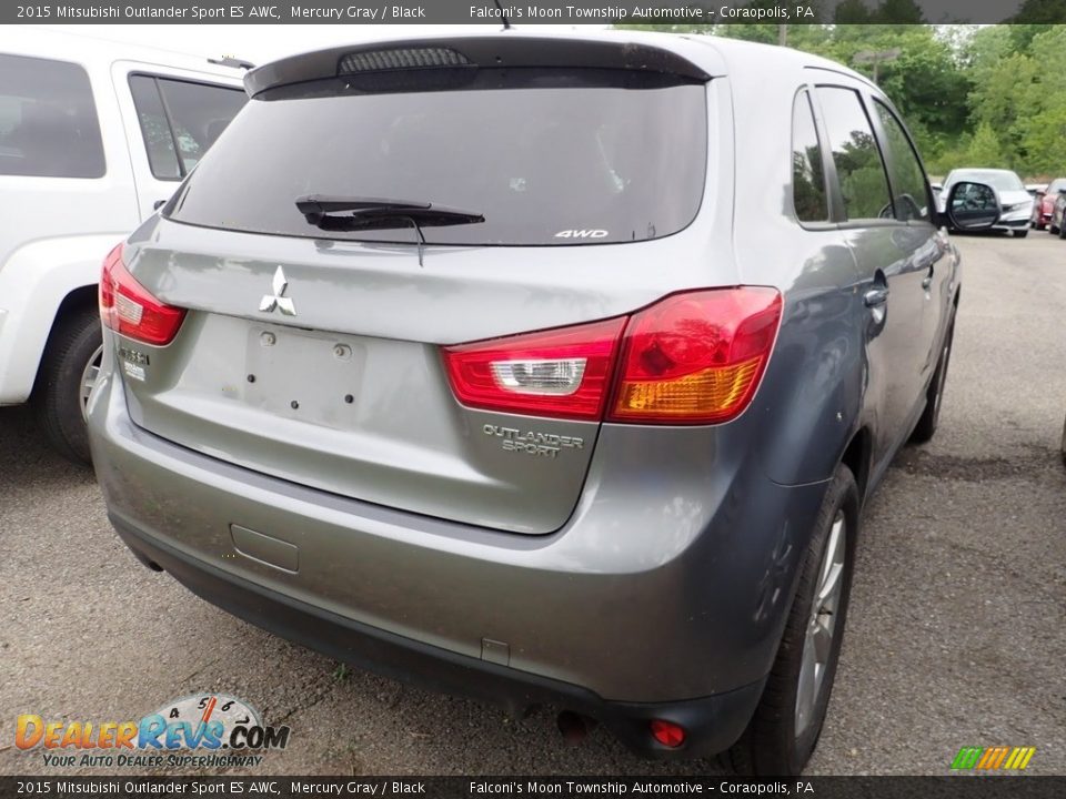 2015 Mitsubishi Outlander Sport ES AWC Mercury Gray / Black Photo #4