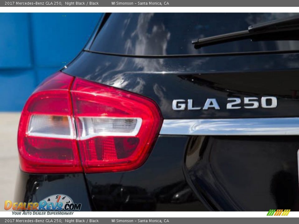 2017 Mercedes-Benz GLA 250 Night Black / Black Photo #10