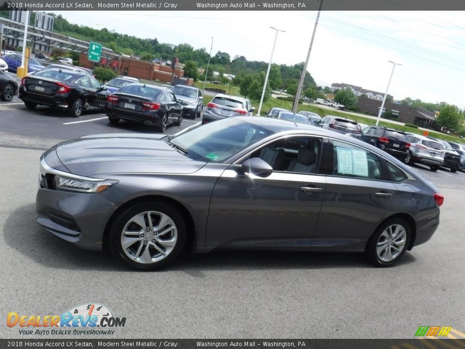 2018 Honda Accord LX Sedan Modern Steel Metallic / Gray Photo #6