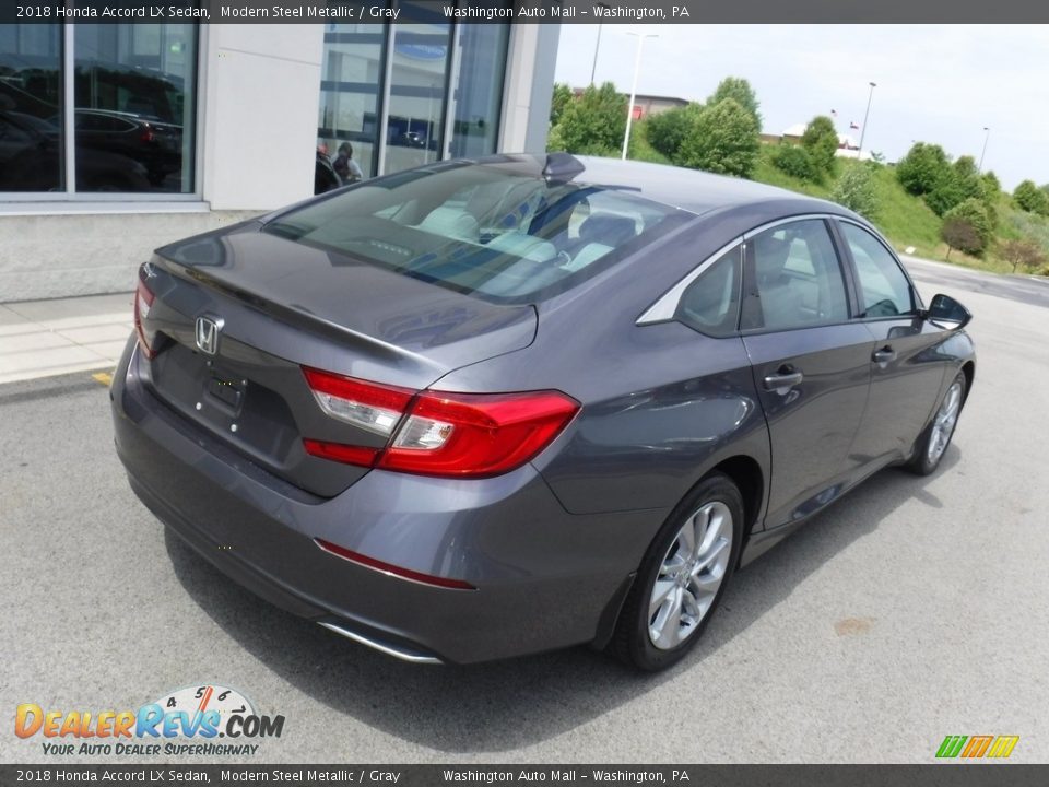 2018 Honda Accord LX Sedan Modern Steel Metallic / Gray Photo #9