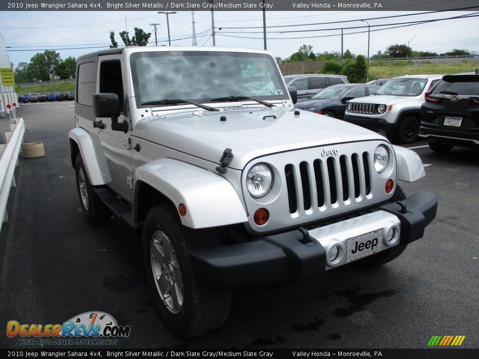 2010 Jeep Wrangler Sahara 4x4 Bright Silver Metallic / Dark Slate Gray/Medium Slate Gray Photo #8