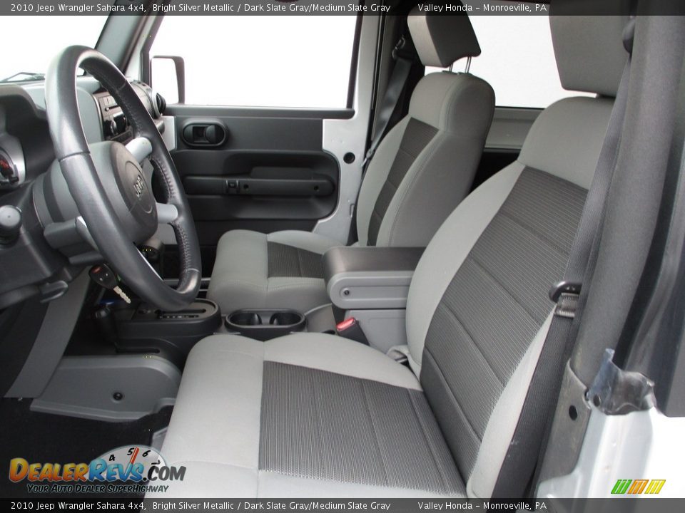 2010 Jeep Wrangler Sahara 4x4 Bright Silver Metallic / Dark Slate Gray/Medium Slate Gray Photo #12