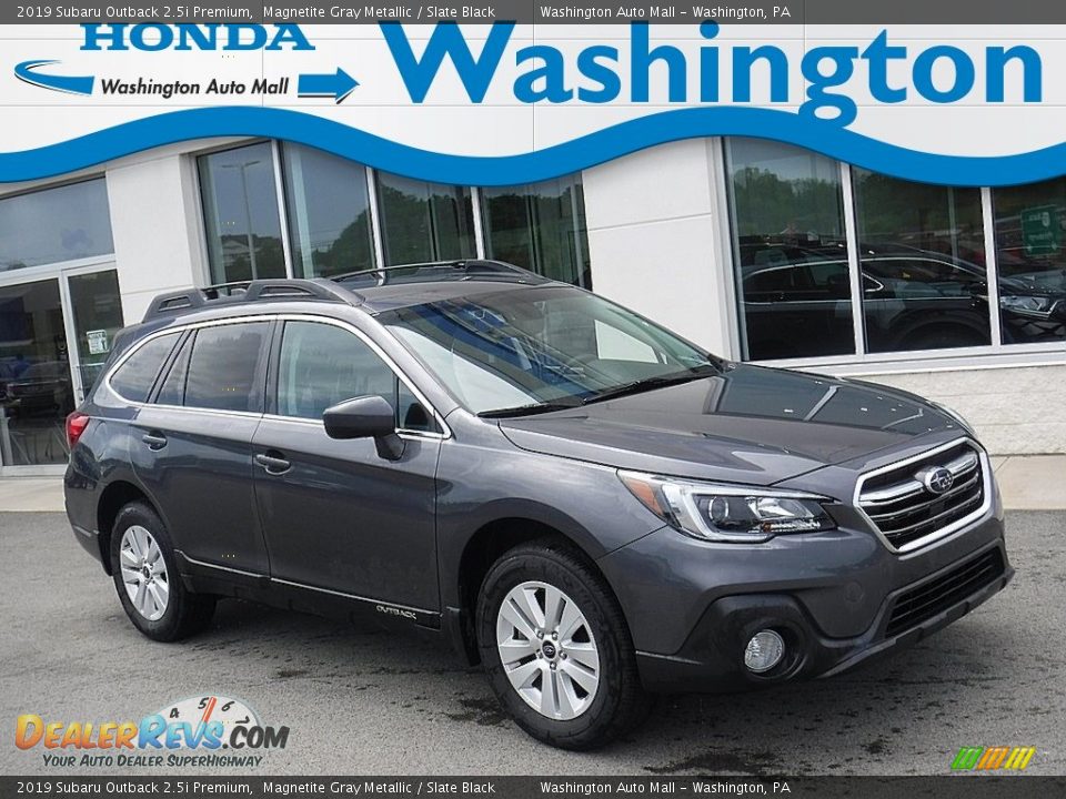 2019 Subaru Outback 2.5i Premium Magnetite Gray Metallic / Slate Black Photo #1
