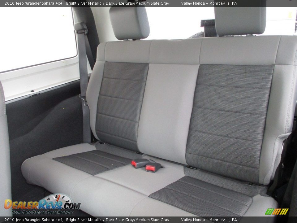 2010 Jeep Wrangler Sahara 4x4 Bright Silver Metallic / Dark Slate Gray/Medium Slate Gray Photo #13