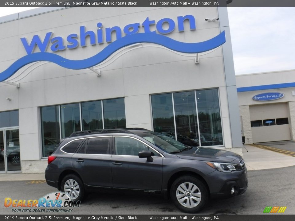 2019 Subaru Outback 2.5i Premium Magnetite Gray Metallic / Slate Black Photo #2