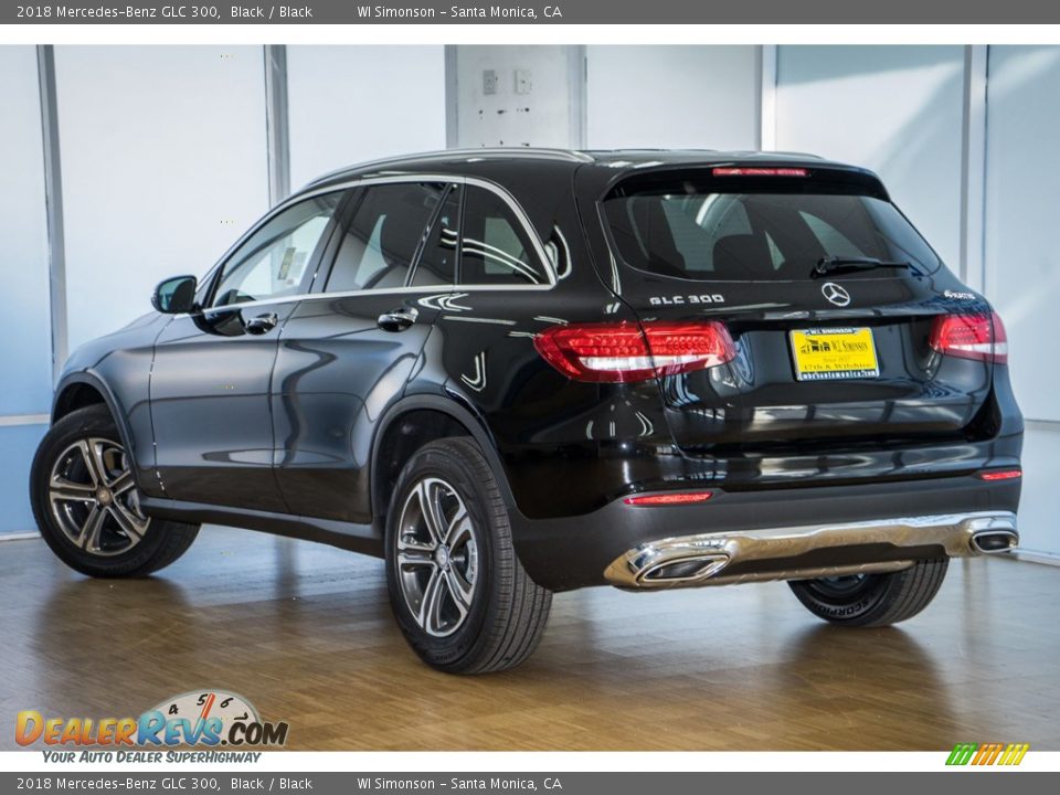 2018 Mercedes-Benz GLC 300 Black / Black Photo #3