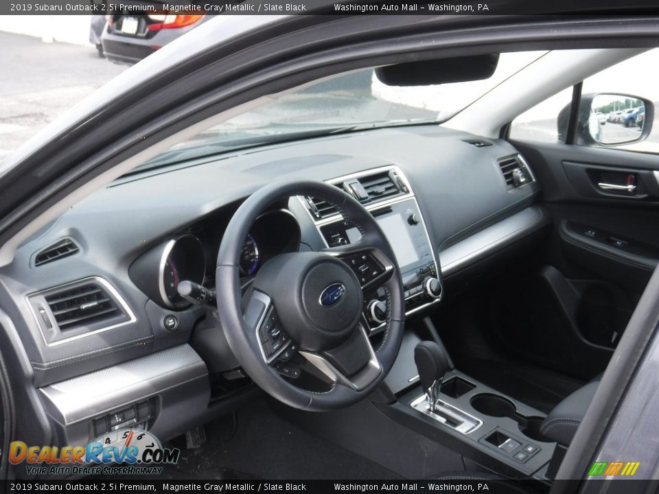 2019 Subaru Outback 2.5i Premium Magnetite Gray Metallic / Slate Black Photo #9