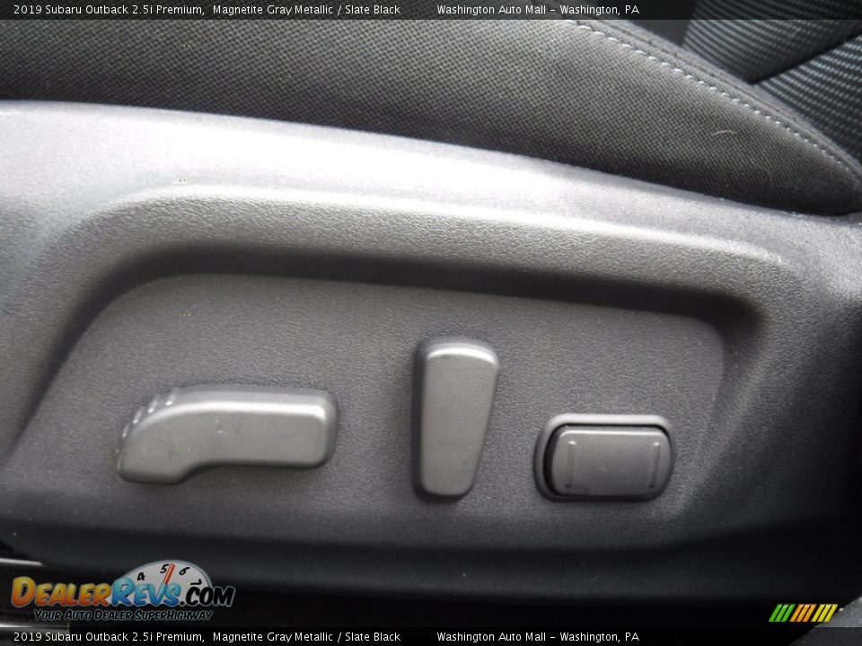 2019 Subaru Outback 2.5i Premium Magnetite Gray Metallic / Slate Black Photo #11
