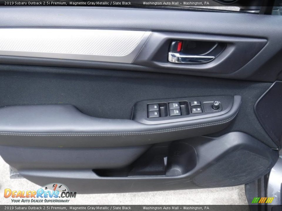 2019 Subaru Outback 2.5i Premium Magnetite Gray Metallic / Slate Black Photo #14