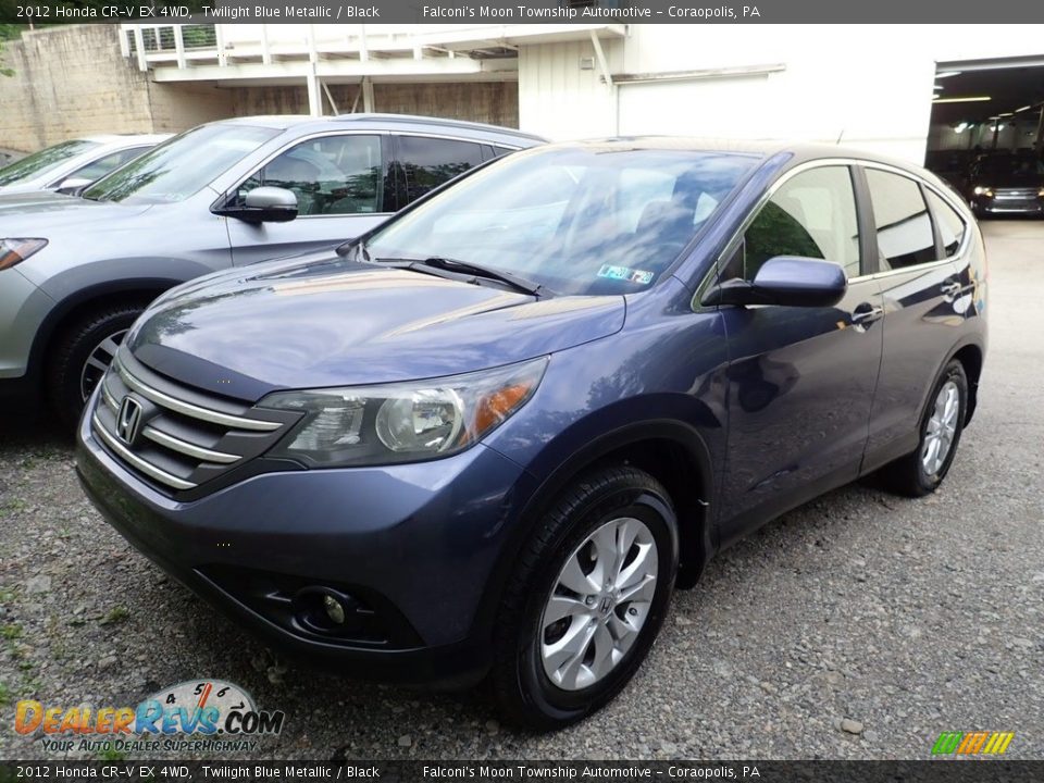 2012 Honda CR-V EX 4WD Twilight Blue Metallic / Black Photo #1