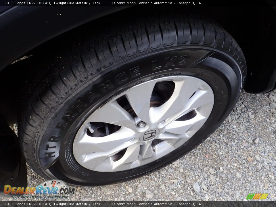 2012 Honda CR-V EX 4WD Twilight Blue Metallic / Black Photo #5