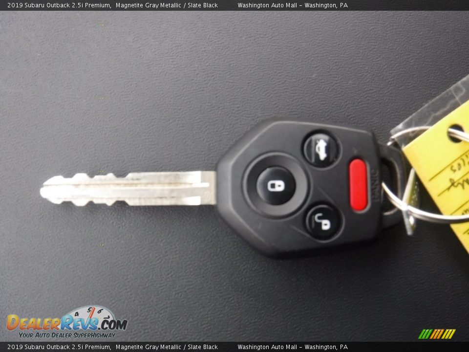 2019 Subaru Outback 2.5i Premium Magnetite Gray Metallic / Slate Black Photo #22