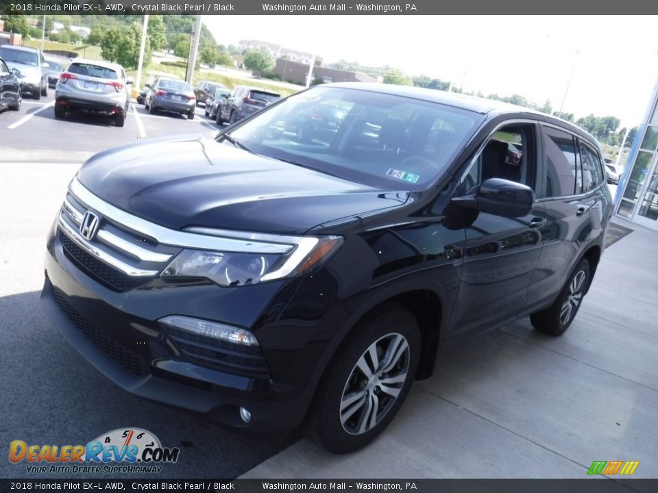 2018 Honda Pilot EX-L AWD Crystal Black Pearl / Black Photo #6