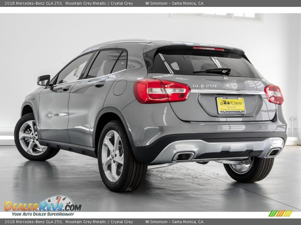 2018 Mercedes-Benz GLA 250 Mountain Grey Metallic / Crystal Grey Photo #3